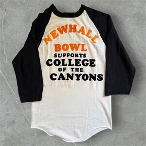 Sportswear T‎ Shirt Mens M White Newhall Bowl Supports College of the Canyons